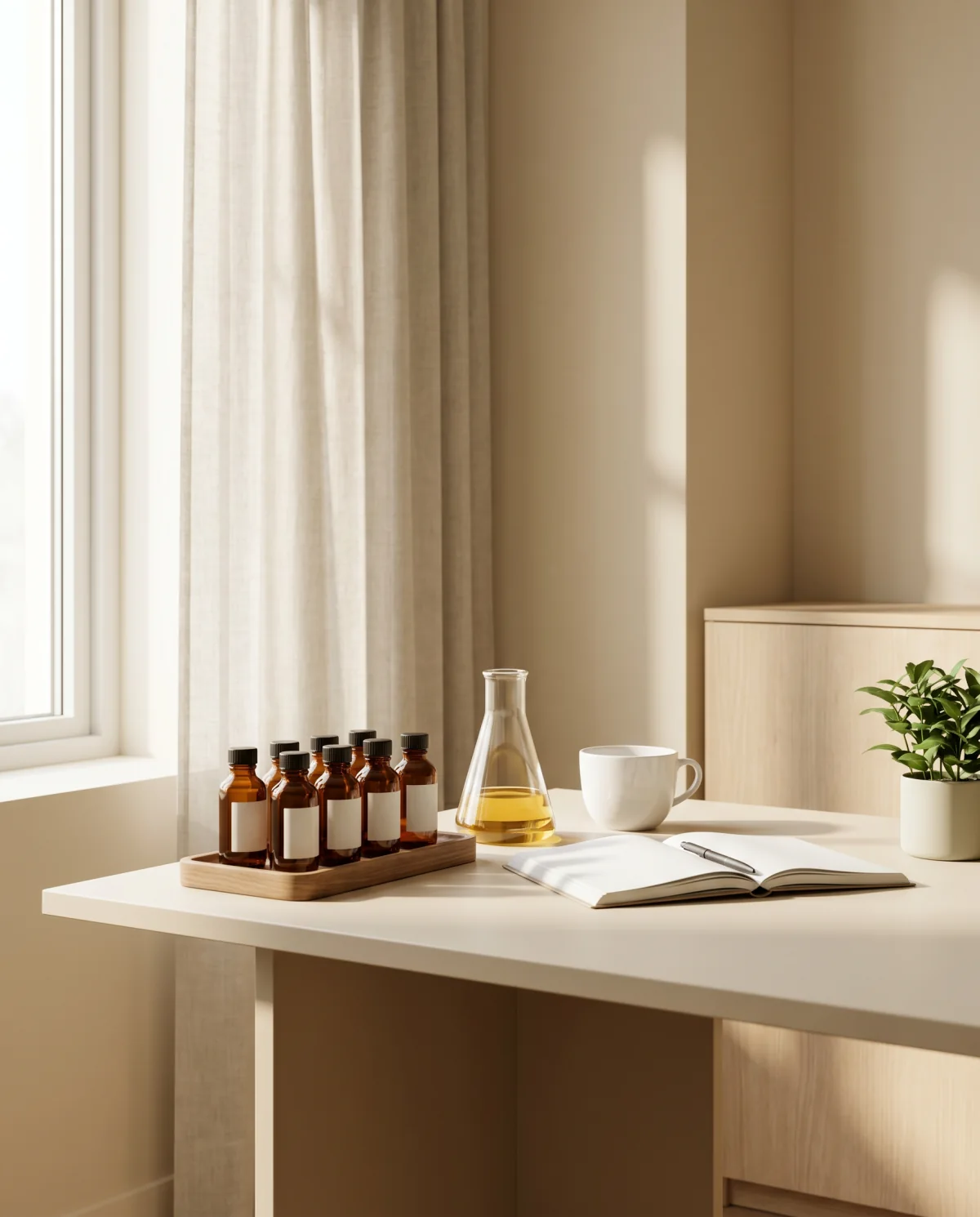 Radiance aroma numuneleri — talep formu masası